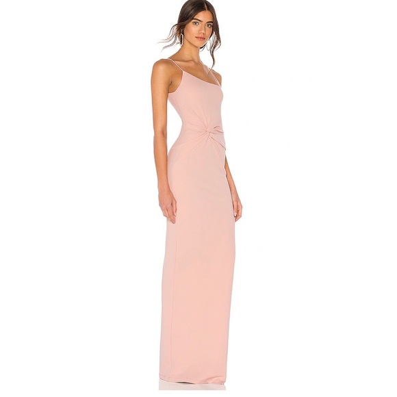 Nookie Lust One Shoulder Gown, Blush (Petite!!) - Picture 2 of 10